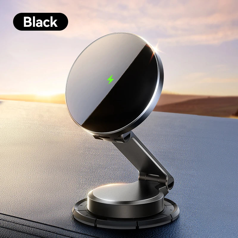 Joyroom Magnetic Wireless Car Charger – N55 Strong Magnet | 15W Fast Charging | 360° Rotation