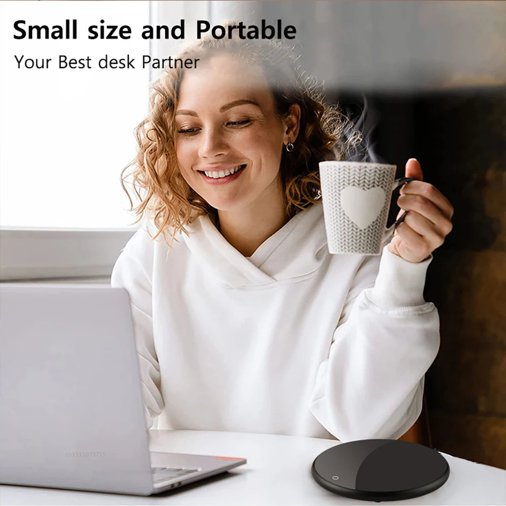 USB Electric Cup Warmer – Keep Your Coffee, Tea, or Milk Warm Anytime