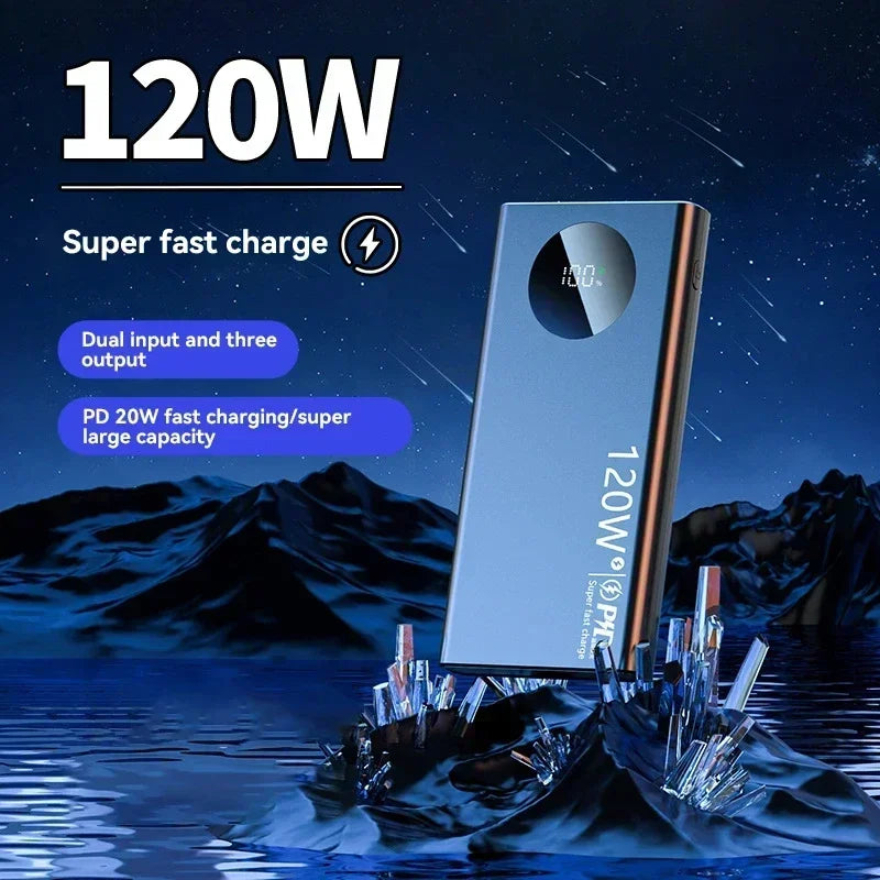 Xiaomi 200,000mAh Super Fast Charging Power Bank – 120W High-Speed Output | Massive Capacity | Portable Charger