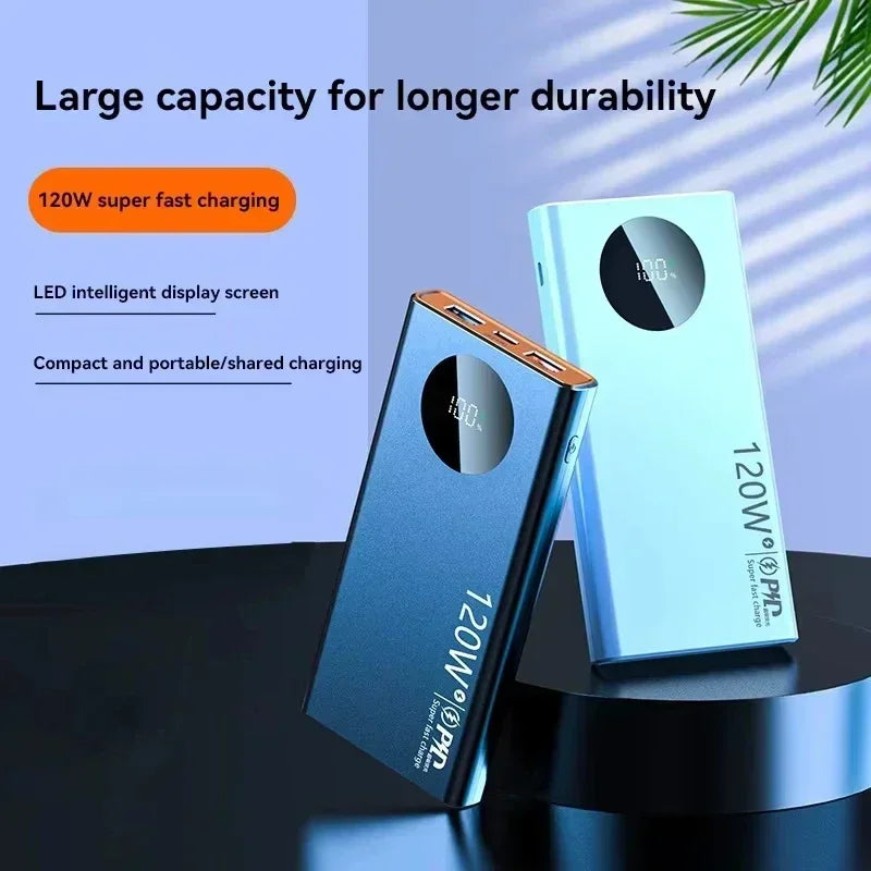 Xiaomi 200,000mAh Super Fast Charging Power Bank – 120W High-Speed Output | Massive Capacity | Portable Charger