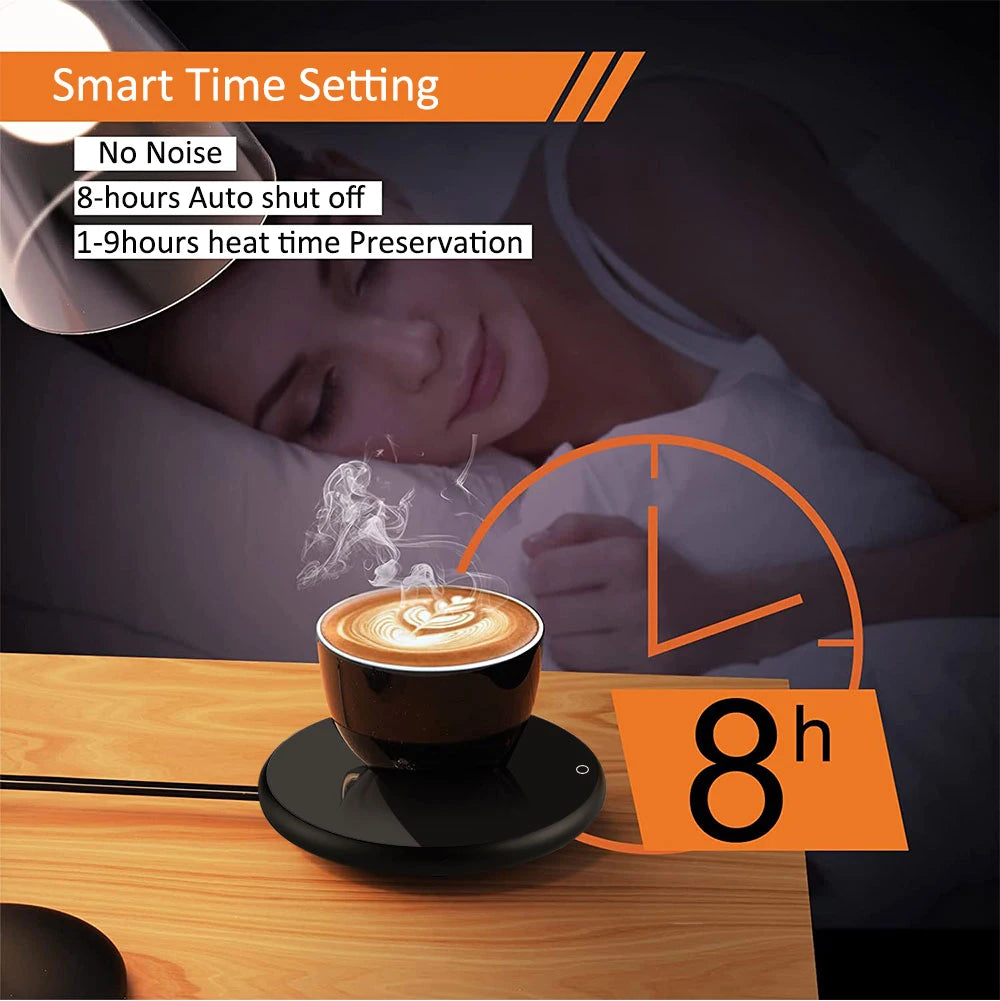 USB Electric Cup Warmer – Keep Your Coffee, Tea, or Milk Warm Anytime