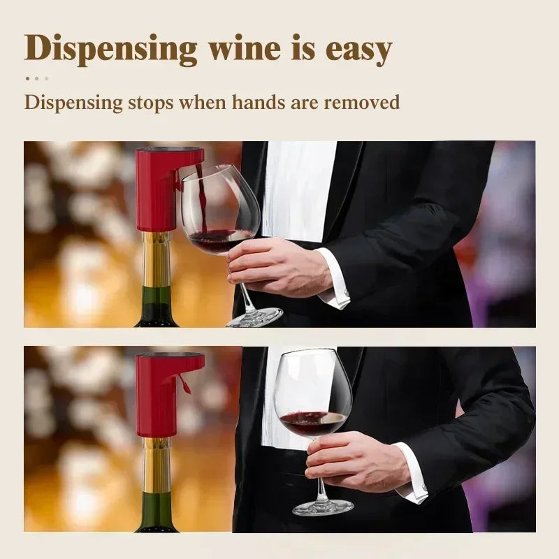 Smart Electric Digital Wine Dispenser – Universal Fit for 100+ Bottle Types