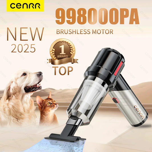CENRR Cordless High-Pressure Car Vacuum Cleaner – Powerful, Portable &amp; Practical